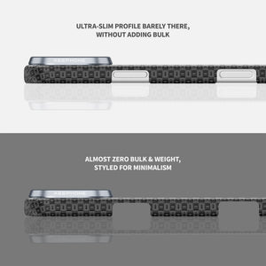 Ankora Aramid Fiber Magnetic Case for iPhone 17 Series: ultra-slim, minimal bulk & weight, styled for minimalism.