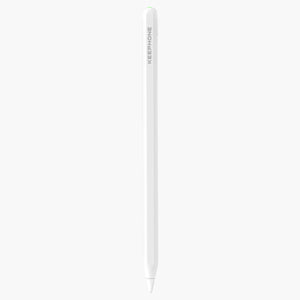 White Zipen Stylus Pen for iPad with Magnetic Charging and Smooth Writing Tip