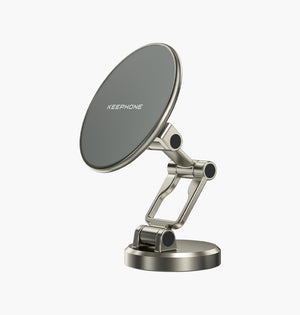 Maghold Magnetic Desktop Stand with 360° Rotation & Adjustable Height - Sleek Design for Phones and Tablets