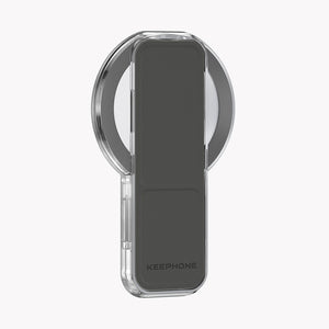 MagBand Magnetic Grip Strap with Foldable Stand for Secure Phone Handling