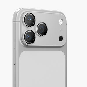 Axion Rotating Lens Protector for iPhone 17 Pro / Pro Max - Silver