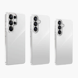 Airy Crystal Ultra-Slim Clear Case for Samsung Galaxy S26 Series, transparent protective cover with precise camera cutout.