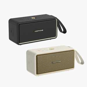 MusicPod Pro 60W Bluetooth Speaker with HiFi Stereo Sound & LED Lights - Black and White Options