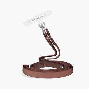 Bandon Magnetic Phone Strap with Adjustable 2-Way Wear in Brown