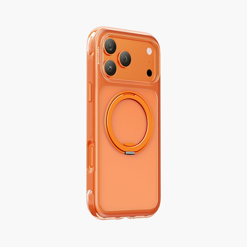 Magnetic Shockproof Case with Ring Stand for iPhone 17 Pro/Pro Max