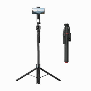 Buddycam AI Selfie Stick with Face Tracking, 360° Rotation Stabilizer, Tripod Mount for Smartphones