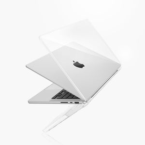 Vocoo Crystal Clear Protective Case for MacBook - Transparent Hard Shell Cover with Precise Cutouts