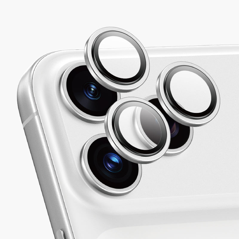 Capital Camera Lens Protector for iPhone 17 Pro/Pro Max - Durable Metal Ring Cover for Triple Rear Cameras