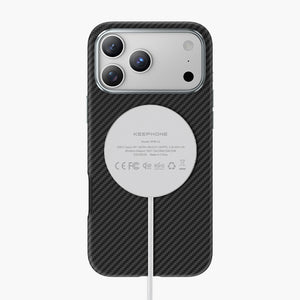 Caiser Aramid Fiber Magnetic Case for iPhone 17 Series with MagSafe Charging - Slim Carbon Fiber Design