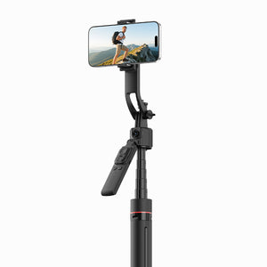 Buddycam AI Selfie Stick with Face Tracking, 360° Rotation Stabilizer for Smartphones, Portable Tripod for Vlogging and Photo