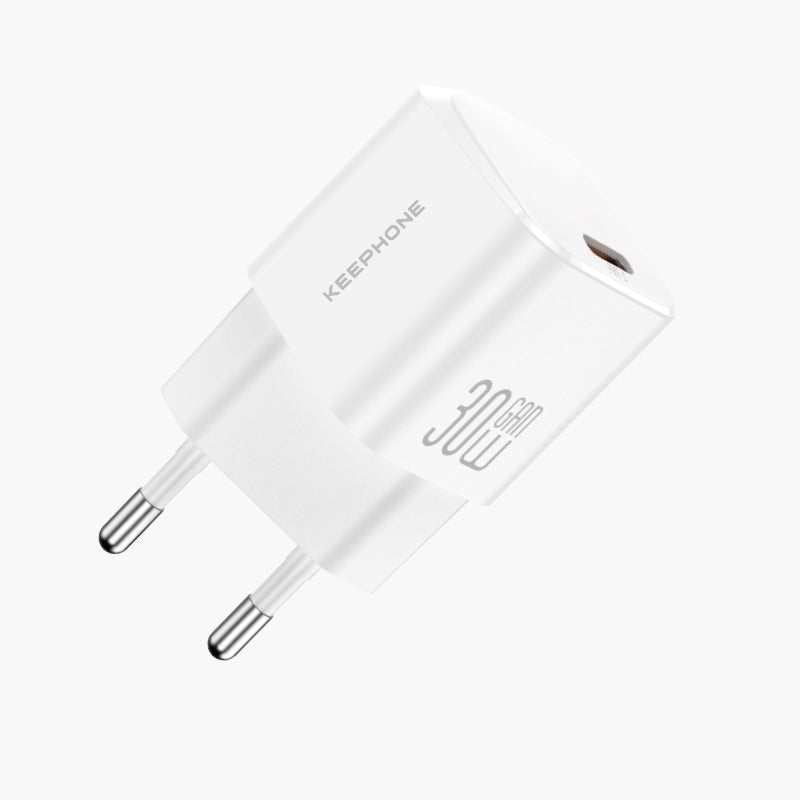 PD Series 30W GaN Fast Wall Charger with USB-C Port (UK Plug)