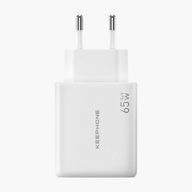 Booster 65W GaN Wall Charger with 2 USB-C & USB-A (Fast Charging)