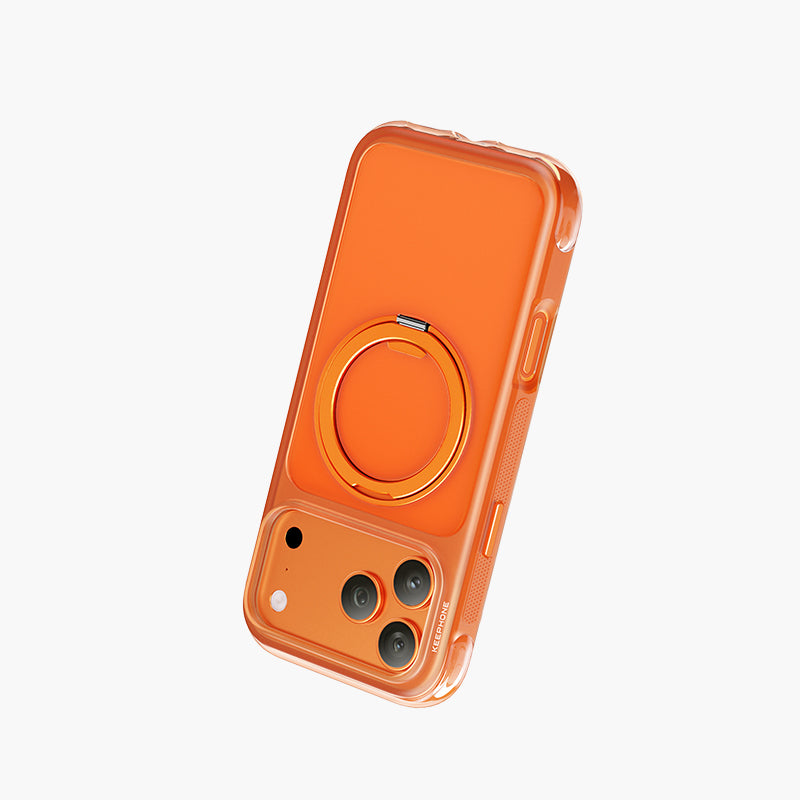Magnetic Shockproof Case with Ring Stand for iPhone 17 Pro/Pro Max