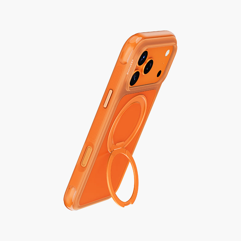 Magnetic Shockproof Case with Ring Stand for iPhone 17 Pro/Pro Max