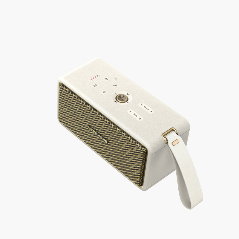 MusicPod Pro 60W Bluetooth Speaker with HiFi Stereo Sound, LED Lights, Portable Design, and Adjustable Strap for Outdoor Use