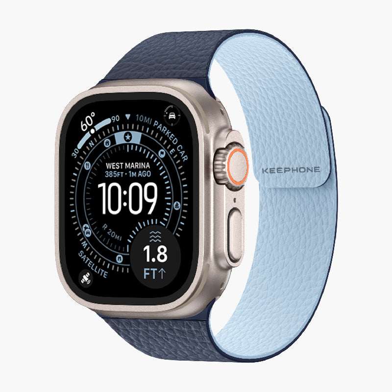 Lycucci Leather-Feel Watch Band For Apple Watch