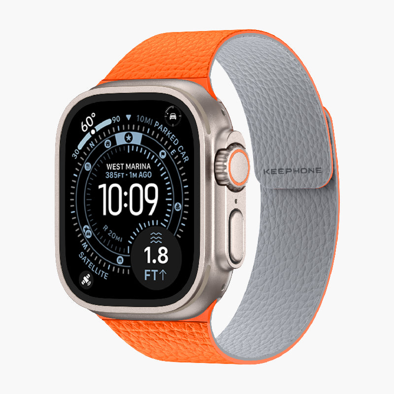 Lycucci Leather-Feel Watch Band For Apple Watch