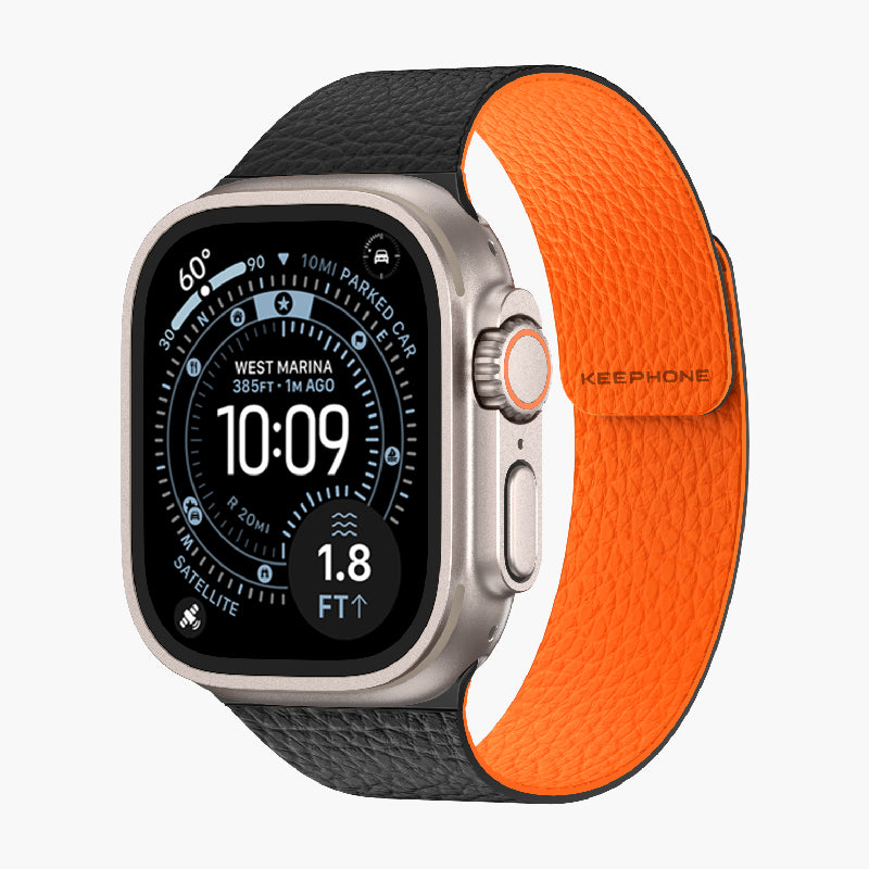 Lycucci Leather-Feel Watch Band For Apple Watch