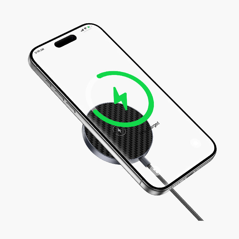 Snapad 3-in-1 Magnetic Wireless Charging Pad for MagSafe compatible devices, fast charging with sleek design.