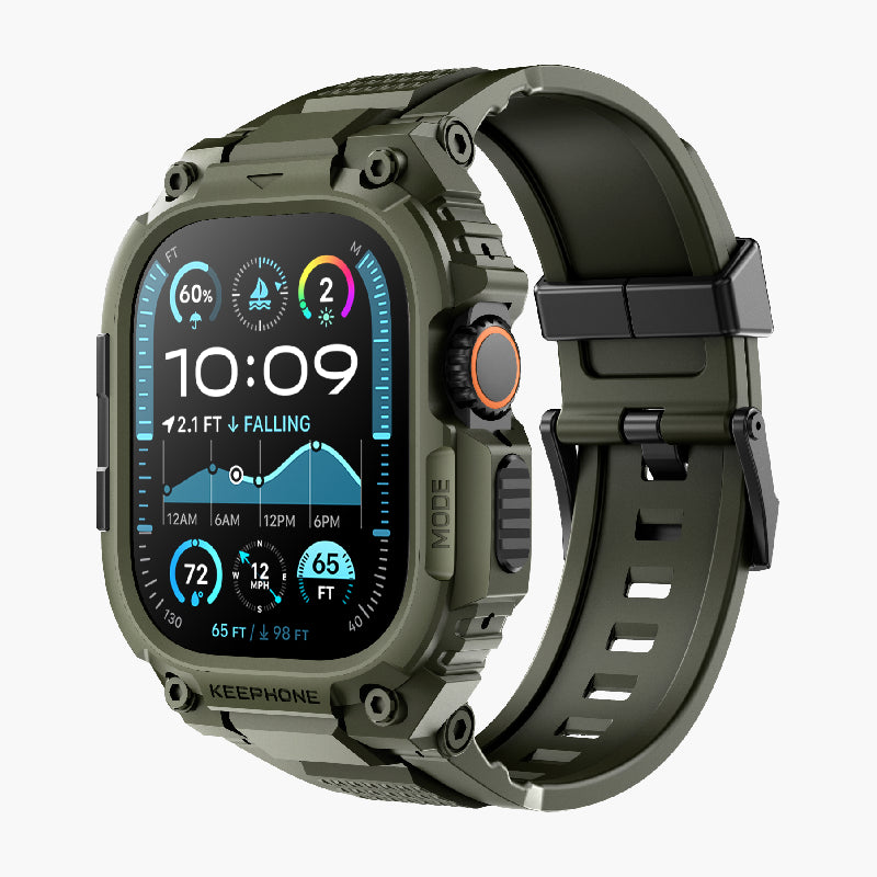 Aegis Rugged Watch Band with Protective Case for Apple Watch