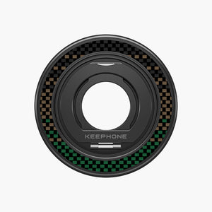 Aramid Fiber Dual-Fold Magnetic 360° Ring Stand with Foldable Grip for Phones
