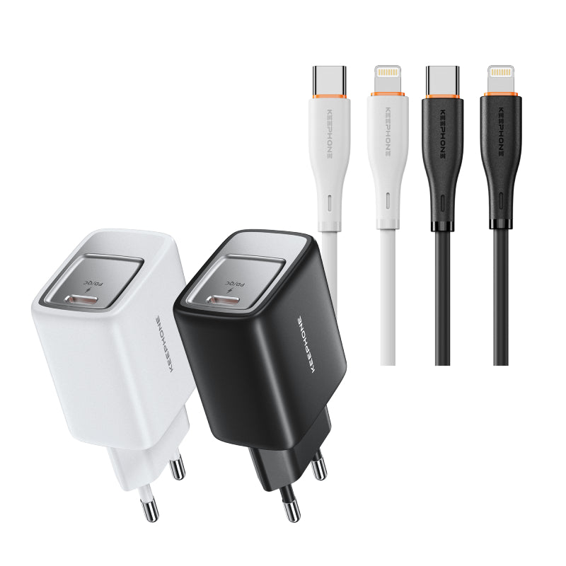 Mixeed 30W GaN Fast Charger & USB-C to Lightning Cable Set